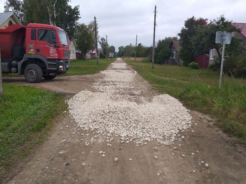 Ремонт дороги по ул. Восточная д. Михалково.